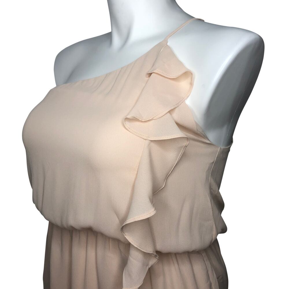 Everly One Shoulder Ruffle Dress - Size Large - Picture 6 of 11